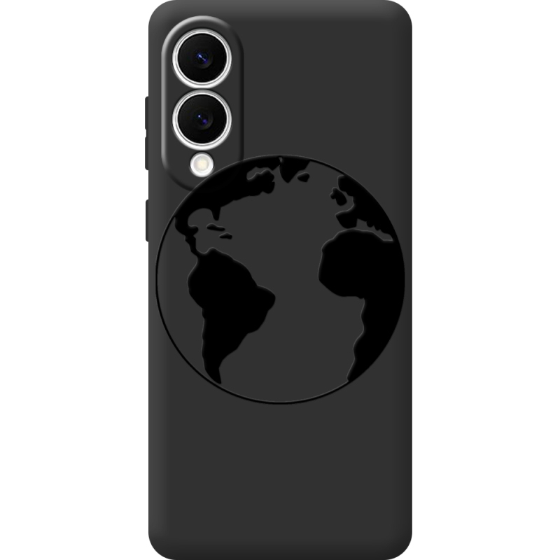 Чорний чохол BoxFace Samsung Galaxy S25 Edge Earth