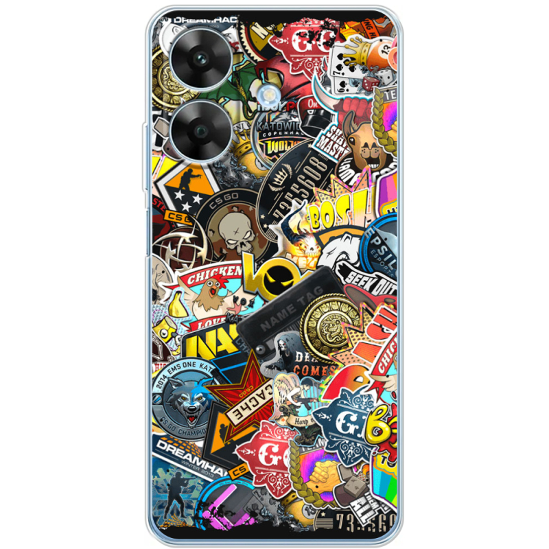 Чохол BoxFace Realme Note 60x CS:Go Stickerbombing