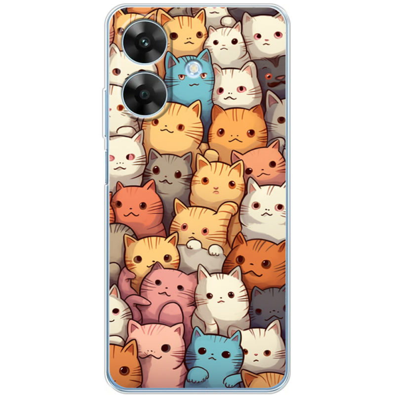 Чохол BoxFace Realme Note 60x Котики муркотики