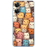 Чохол BoxFace Realme Note 60x Котики муркотики