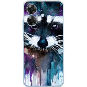 Чохол BoxFace Realme Note 60x Акварельный енот