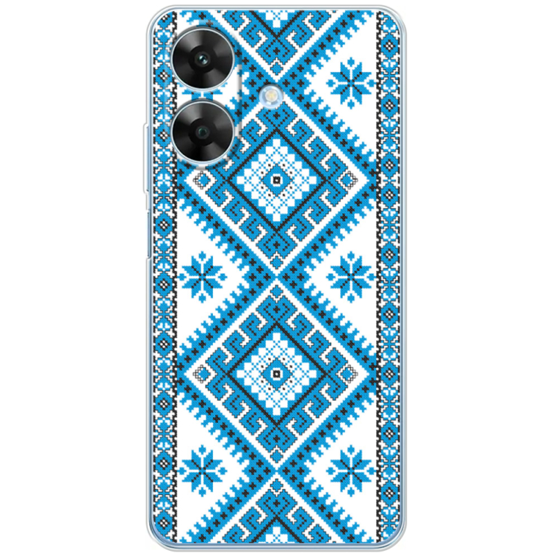 Чохол BoxFace Realme Note 60x Блакитний Орнамент