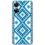 Чохол BoxFace Realme Note 60x Блакитний Орнамент