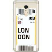 Прозрачный чехол Uprint Xiaomi Redmi Note 4 Ticket London