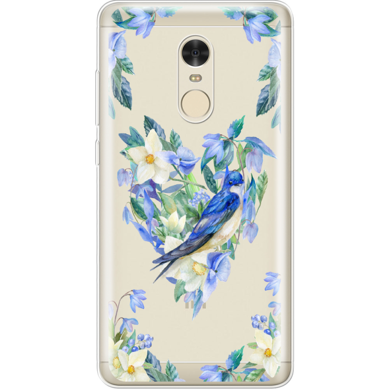 Прозрачный чехол Uprint Xiaomi Redmi Note 4 Spring Bird