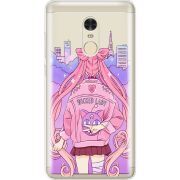 Прозрачный чехол Uprint Xiaomi Redmi Note 4 Wiked Lady