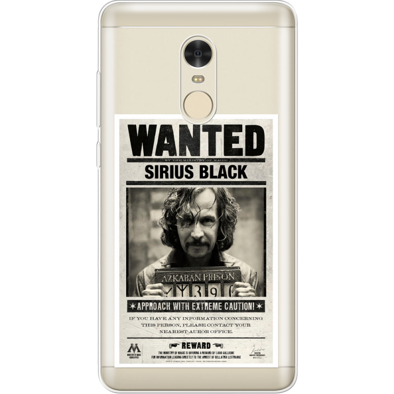 Прозрачный чехол Uprint Xiaomi Redmi Note 4 Sirius Black