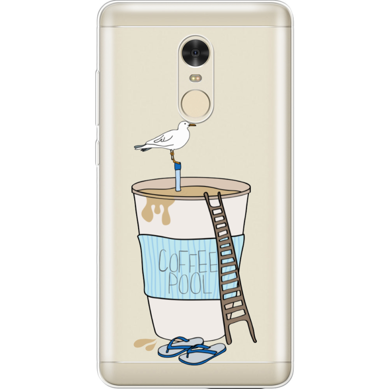 Прозрачный чехол Uprint Xiaomi Redmi Note 4 Segull in Cofee Pool