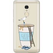 Прозрачный чехол Uprint Xiaomi Redmi Note 4 Segull in Cofee Pool
