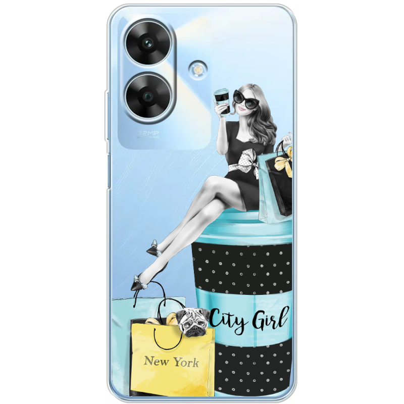 Прозорий чохол BoxFace Realme Note 60x City Girl