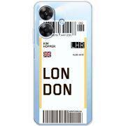 Прозорий чохол BoxFace Realme Note 60x Ticket London