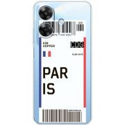 Прозорий чохол BoxFace Realme Note 60x Ticket Paris