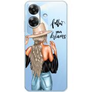 Прозорий чохол BoxFace Realme Note 60x Follow Your Dreams