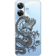 Прозорий чохол BoxFace Realme Note 60x Chinese Dragon