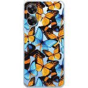 Прозорий чохол BoxFace Realme Note 60x Butterfly Morpho