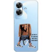 Прозорий чохол BoxFace Realme Note 60x Motivation