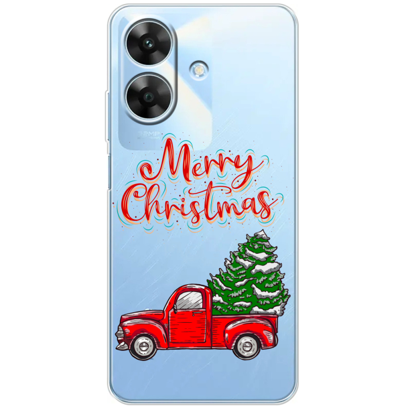 Прозорий чохол BoxFace Realme Note 60x Holiday Car