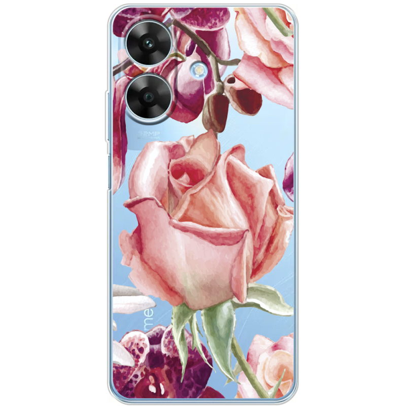 Прозорий чохол BoxFace Realme Note 60x Rose