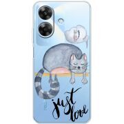 Прозорий чохол BoxFace Realme Note 60x Just Love