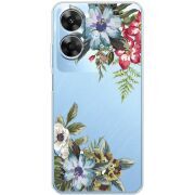 Прозорий чохол BoxFace Realme Note 60x Floral