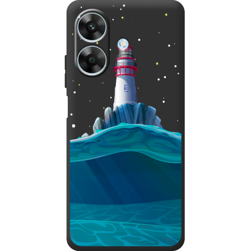 Чорний чохол BoxFace Realme Note 60x Lighthouse