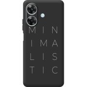 Чорний чохол BoxFace Realme Note 60x Minimalistic