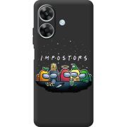 Чорний чохол BoxFace Realme Note 60x Among Us Impostors