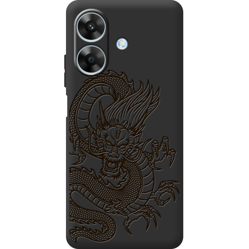 Чорний чохол BoxFace Realme Note 60x Chinese Dragon