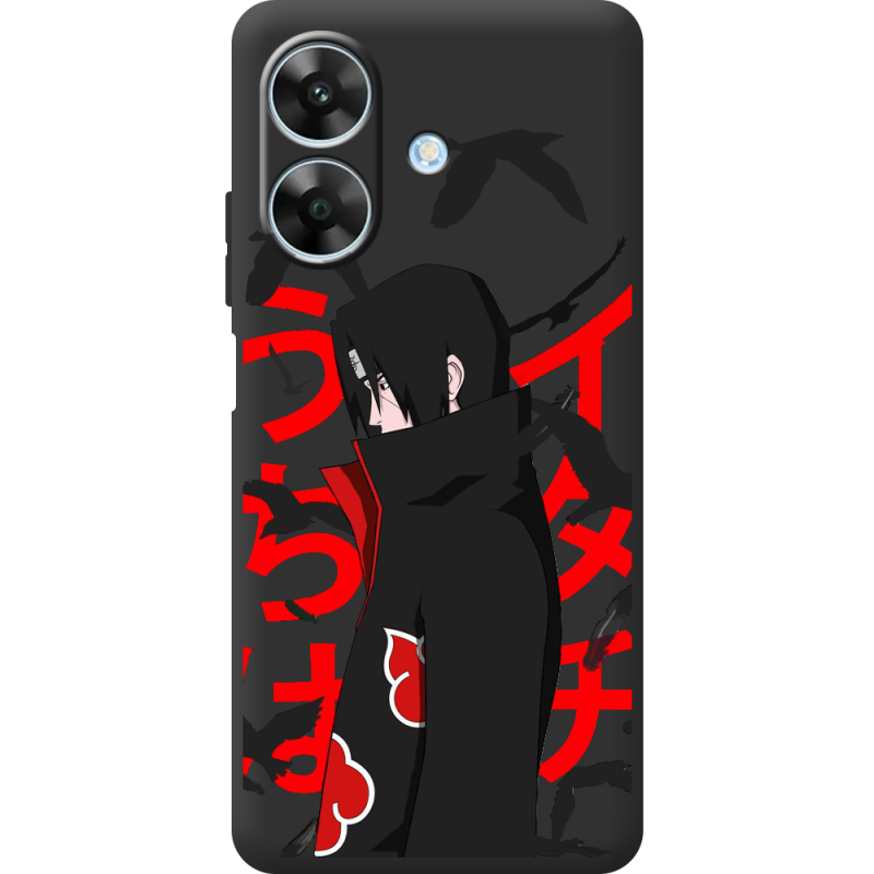 Чорний чохол BoxFace Realme Note 60x Учиха Итачи