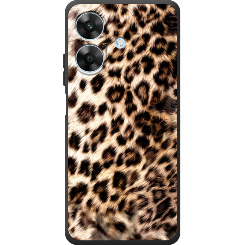 Чорний чохол BoxFace Realme Note 60x Леопардовий