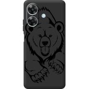 Чорний чохол BoxFace Realme Note 60x Grizzly Bear