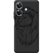 Чорний чохол BoxFace Realme Note 60x Lion