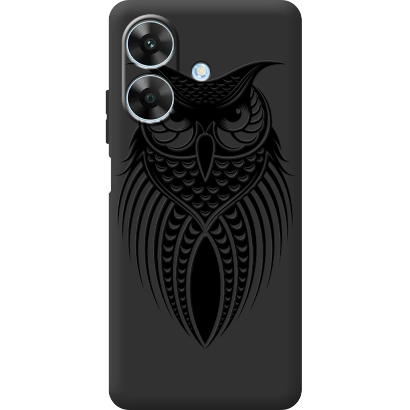Чорний чохол BoxFace Realme Note 60x Owl