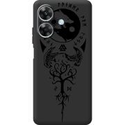 Чорний чохол BoxFace Realme Note 60x Hugin and Munin