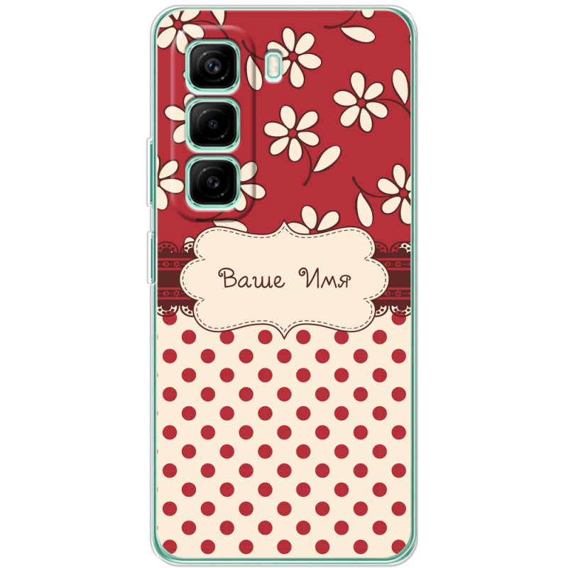 Чохол BoxFace Infinix Hot 50 Pro Plus Именной Polka Dots