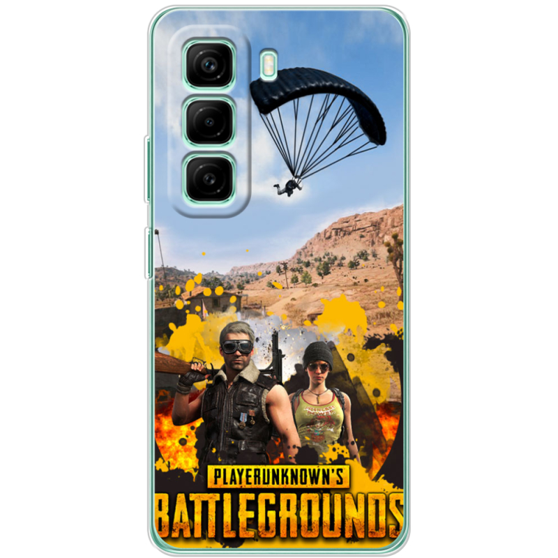 Чохол BoxFace Infinix Hot 50 Pro Plus Pubg parachute
