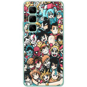 Чохол BoxFace Infinix Hot 50 Pro Plus Anime Stickers