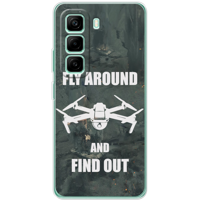 Чохол BoxFace Infinix Hot 50 Pro Plus Дрон Fly Around