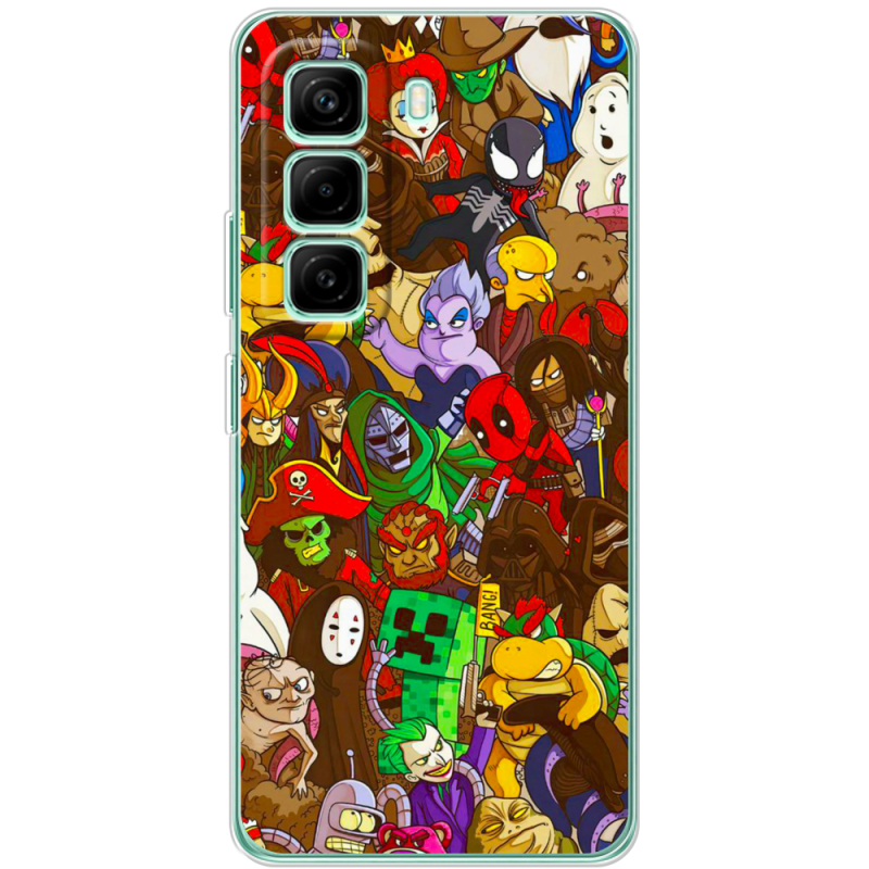 Чохол BoxFace Infinix Hot 50 Pro Plus Злодеи