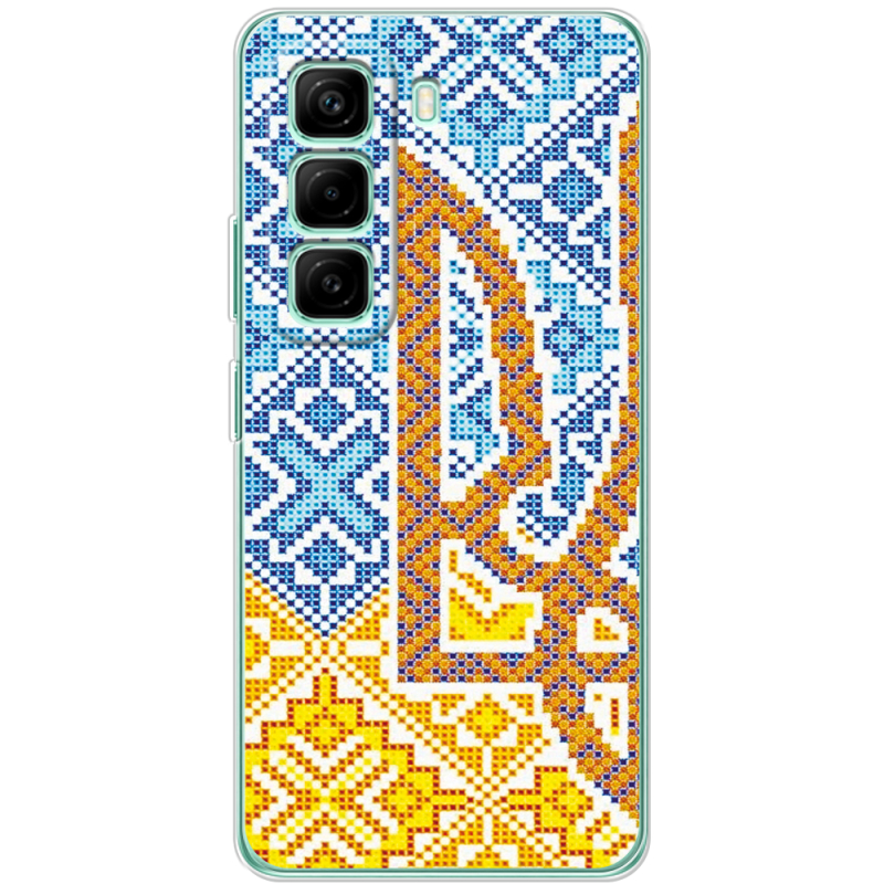 Чохол BoxFace Infinix Hot 50 Pro Plus Тризуб Вишивка