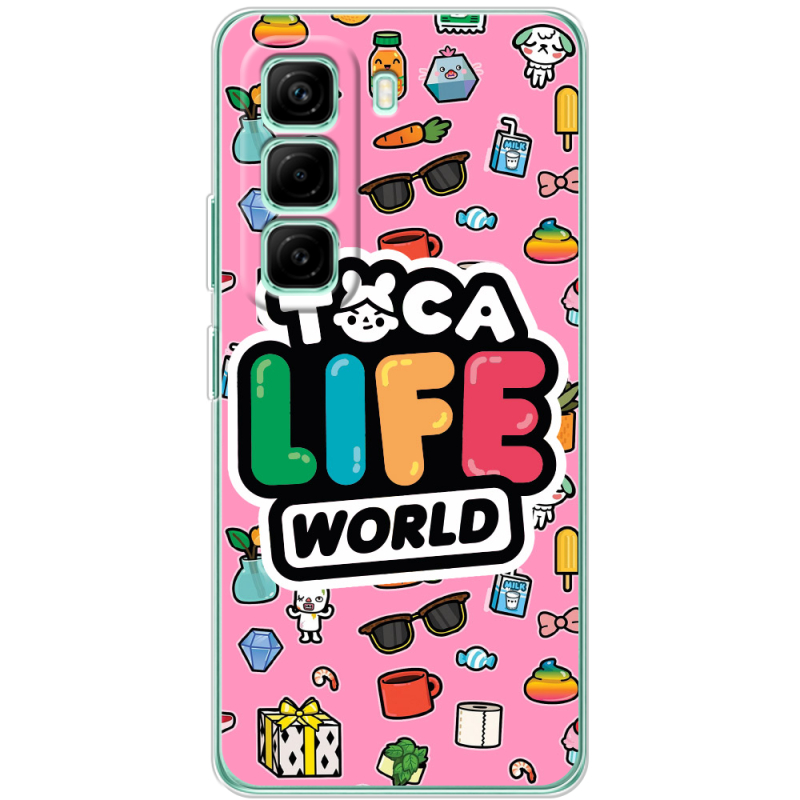 Чохол BoxFace Infinix Hot 50 Pro Plus Toca Boca Life World