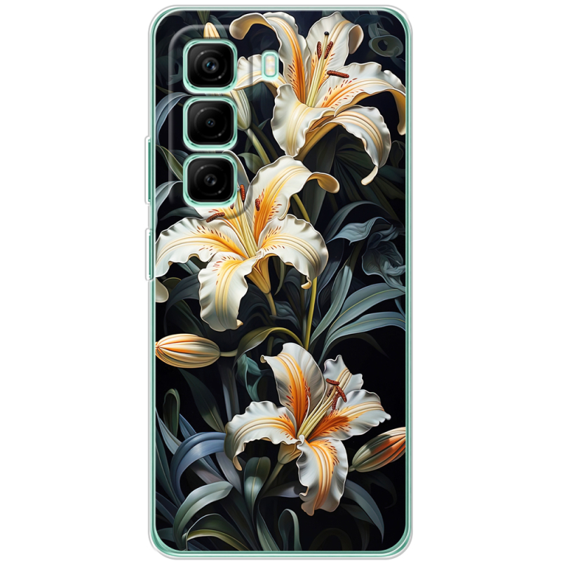 Чохол BoxFace Infinix Hot 50 Pro Plus Сяйво цвіту ночі