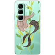 Прозорий чохол BoxFace Infinix Hot 50 Pro Plus Cute Mermaid