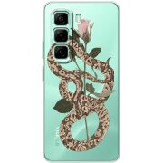 Прозорий чохол BoxFace Infinix Hot 50 Pro Plus Glamor Snake