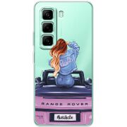 Прозорий чохол BoxFace Infinix Hot 50 Pro Plus Boss Babe