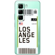 Прозорий чохол BoxFace Infinix Hot 50 Pro Plus Ticket Los Angeles