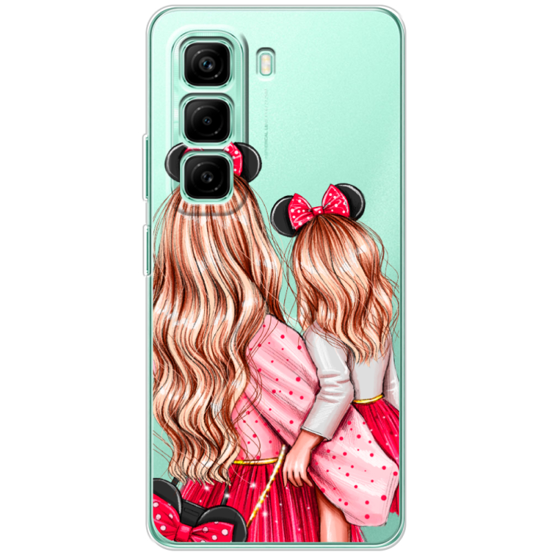 Прозорий чохол BoxFace Infinix Hot 50 Pro Plus Mouse Girls