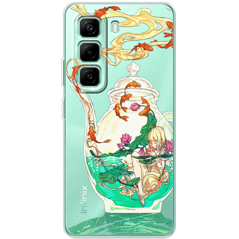 Прозорий чохол BoxFace Infinix Hot 50 Pro Plus Kettle