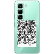 Прозорий чохол BoxFace Infinix Hot 50 Pro Plus Blah Blah