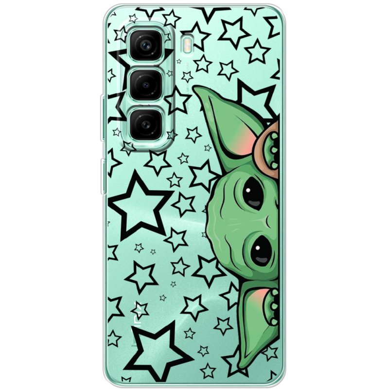 Прозорий чохол BoxFace Infinix Hot 50 Pro Plus Baby Yoda